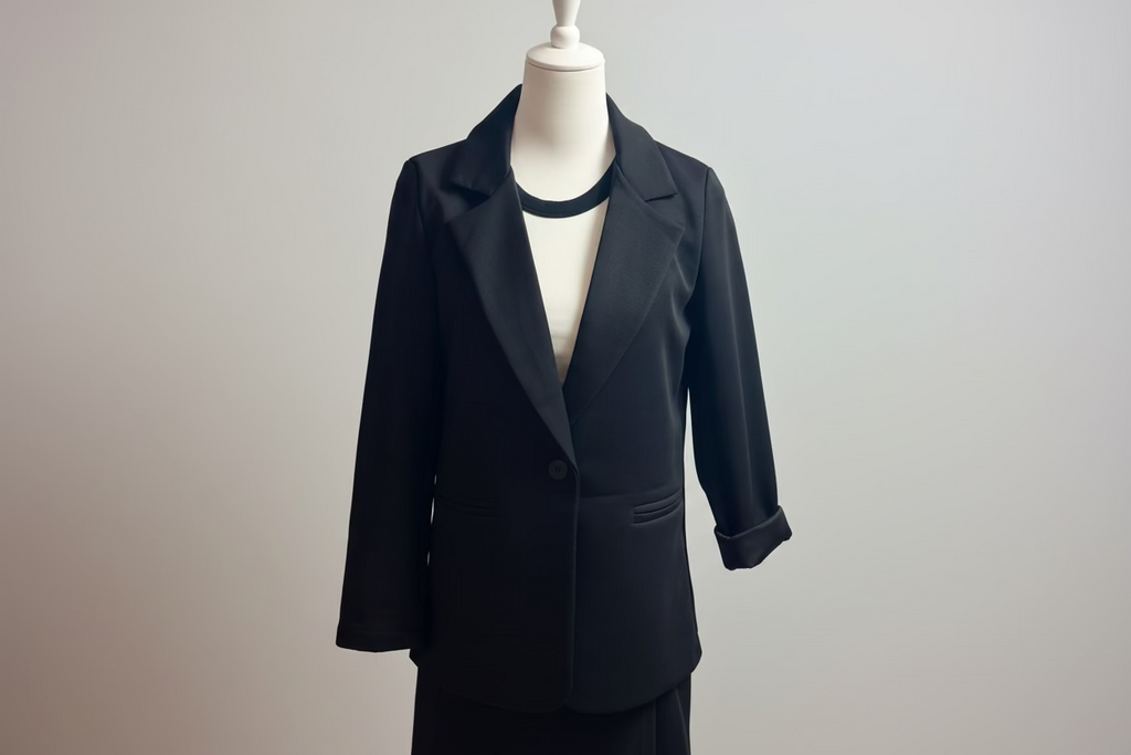 Sommer Stretch Blazer | Ungefüttert | Ein Knopf
