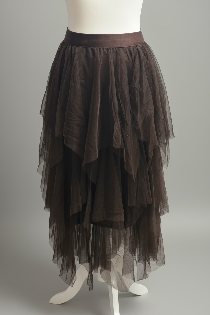 Rock aus Tüll mit Futter