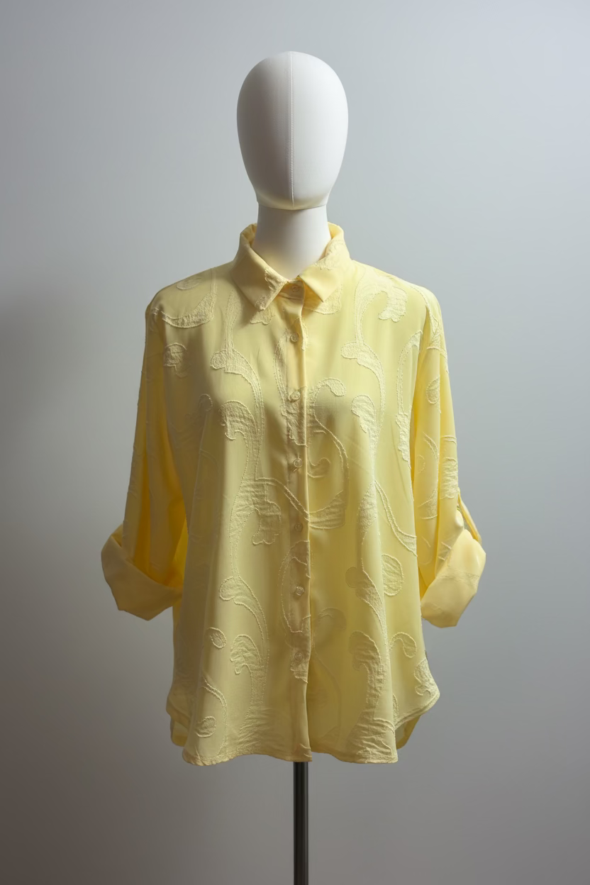 Bluse mit Ornamentenmuster