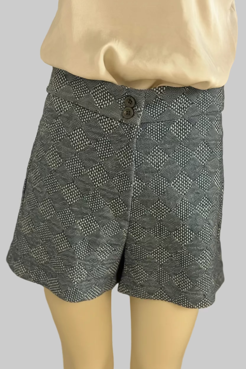 Shorts im Rautenmuster