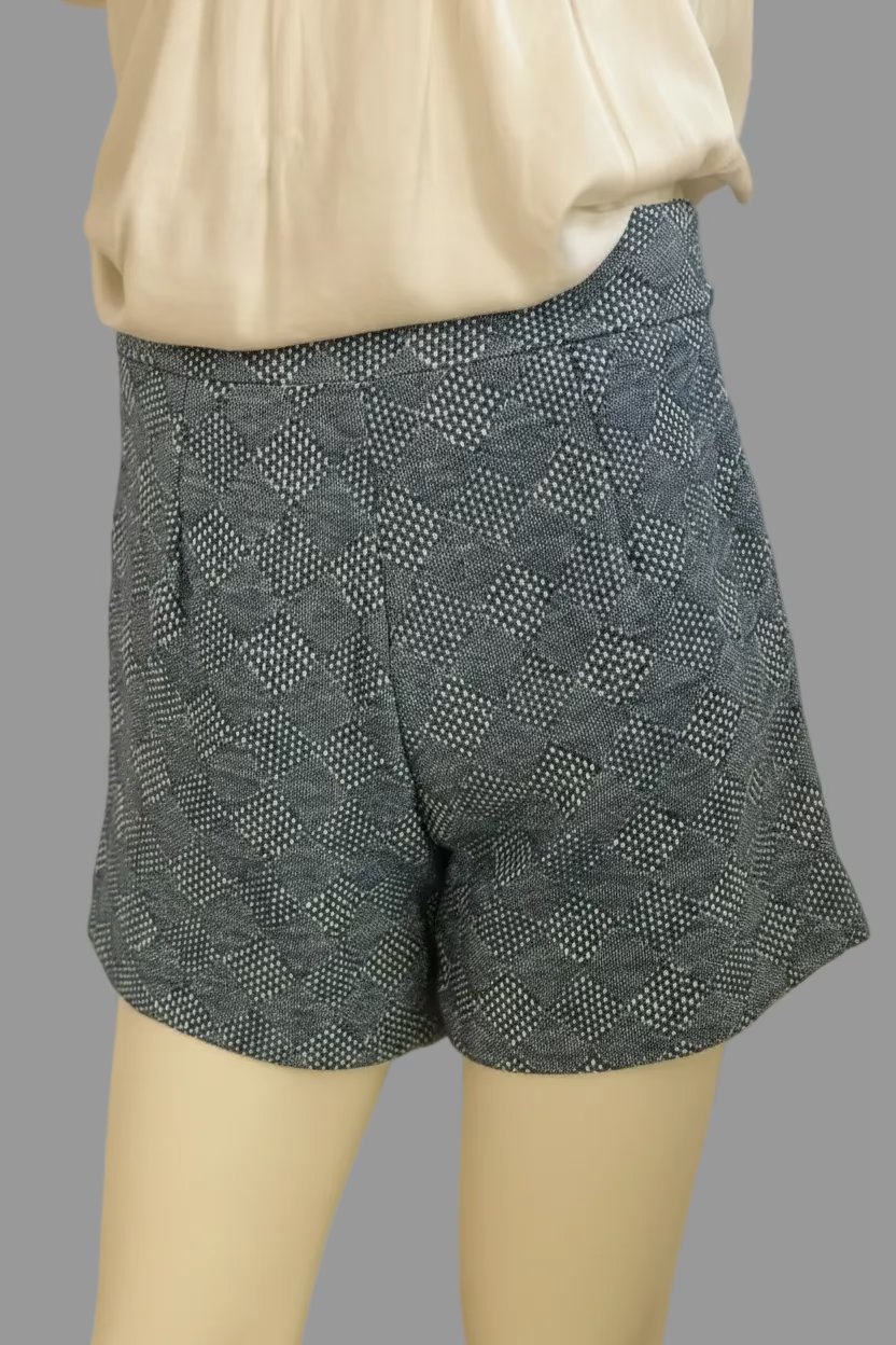 Shorts im Rautenmuster
