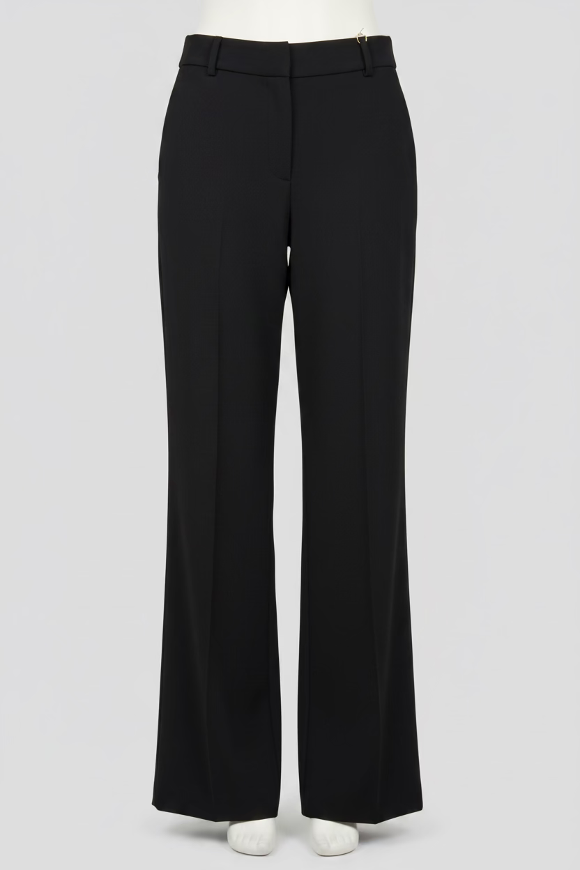 Elegante Hose mit geradem Schnitt & versteckten Seitentaschen