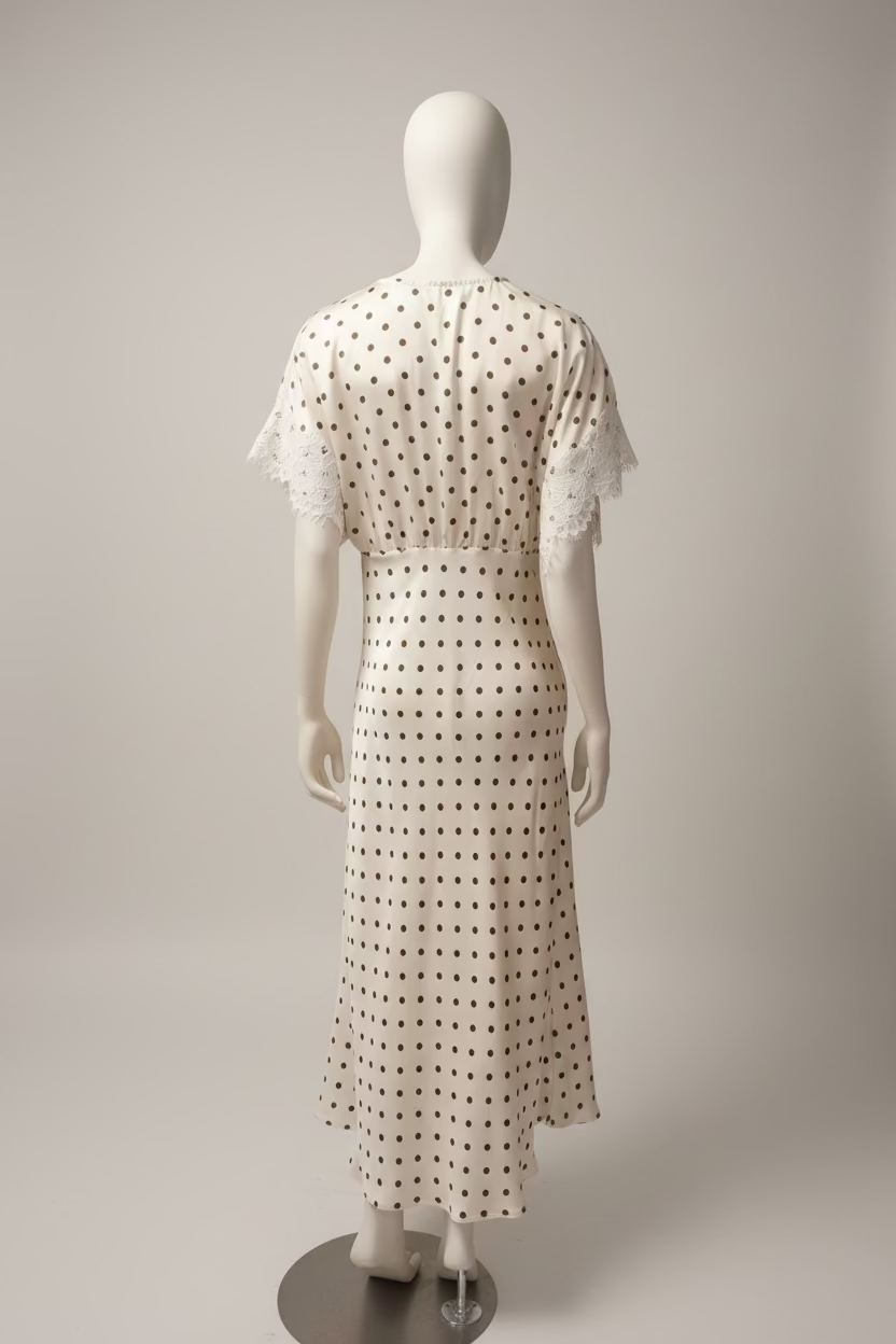 Kleid mit elegantem V-Ausschnitt
