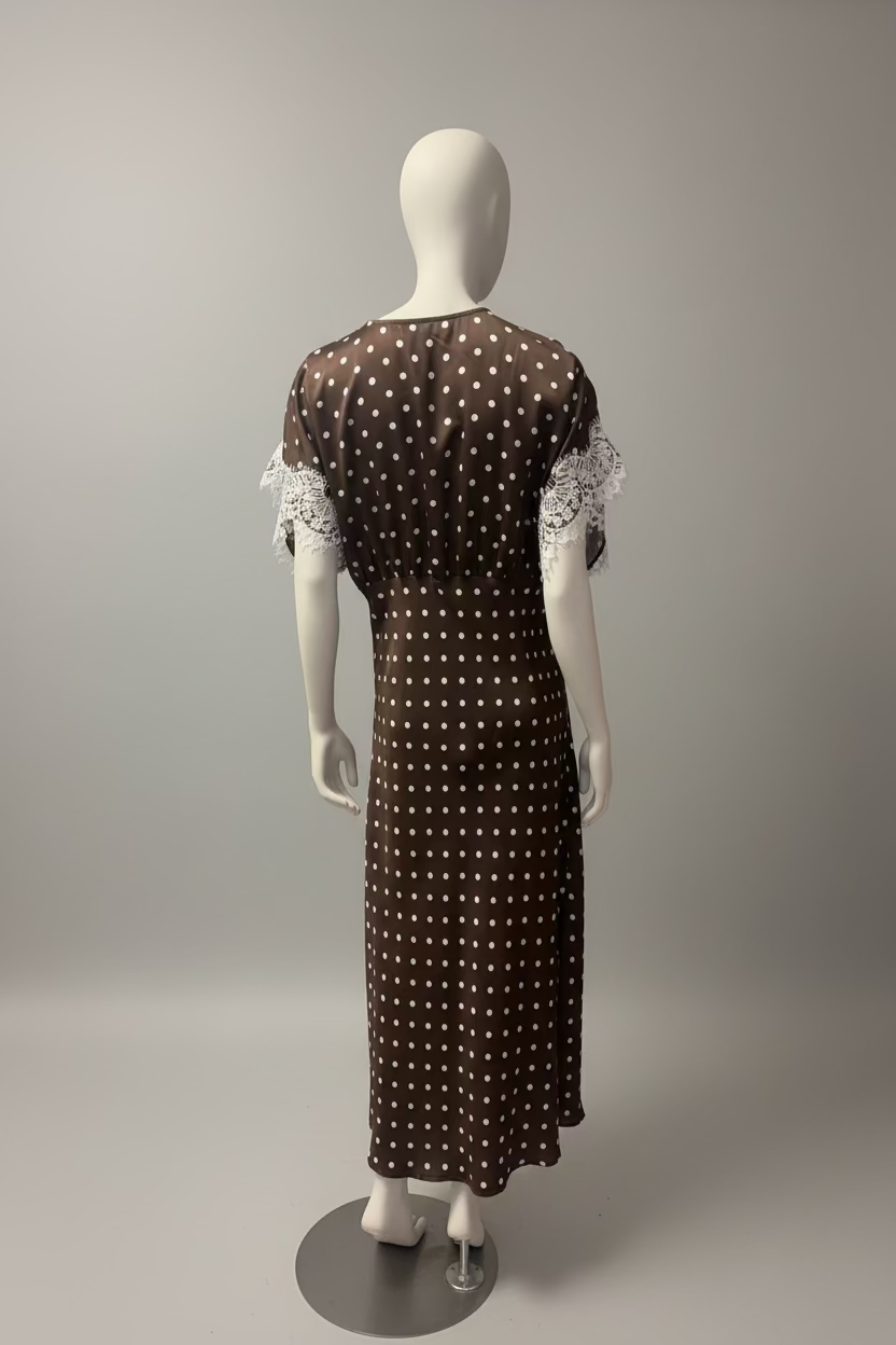 Kleid mit elegantem V-Ausschnitt