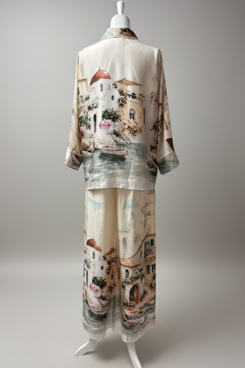 Zweiteiler, Hose und Bluse